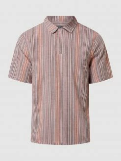 Alternative view of Colours & Sons Poloshirt Aus Seersucker - Rostrot