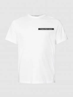 Alternative view of Calvin Klein Jeans Plus PLUS SIZE T-Shirt Mit Label-Print Modell 'Urban' - Weiß