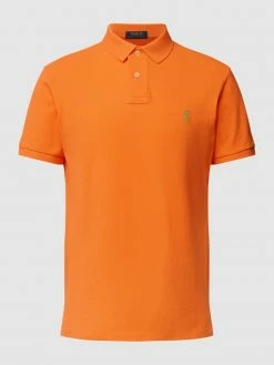 Alternative view of Polo Ralph Lauren Poloshirt Mit Label-Stitching - Orange