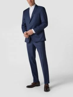 Pierre Cardin Regular Fit Anzughose Aus Schurwollmischung - Blau