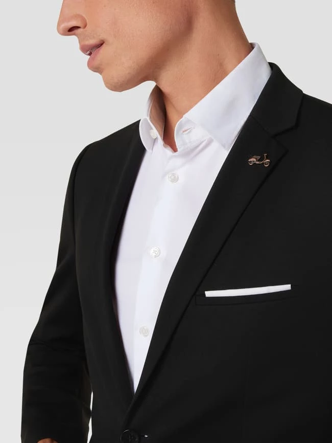 Cinque 2-Knopf-Sakko Im Regular Fit Modell 'Monopoli' - Schwarz 3 Cinque 2-Knopf-Sakko Im Regular Fit Modell 'Monopoli' - Schwarz – Bild 3
