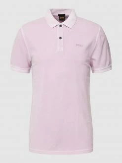 Alternative view of BOSS Casualwear Slim Fit Poloshirt Mit Label-Patch Modell 'Prime' - Flieder