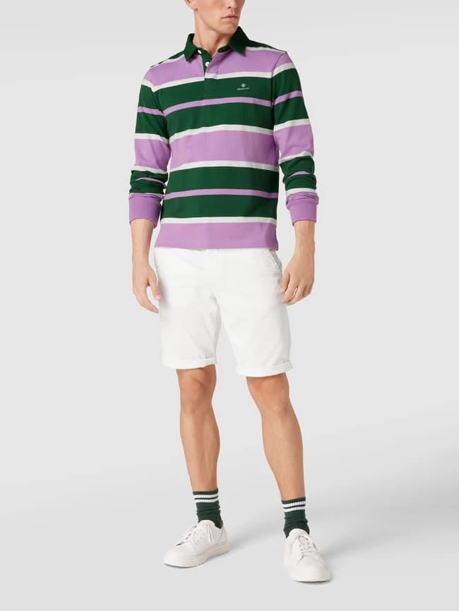 Gant Poloshirt Mit Logo-Stitching - Violett 1 Gant Poloshirt Mit Logo-Stitching - Violett