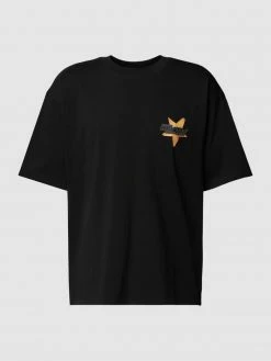 Alternative view of REVIEW T-Shirt Mit Logo-Patch - Schwarz