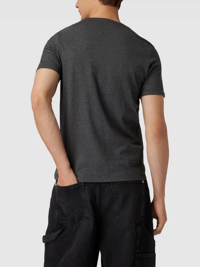 Levi's® T-Shirt Mit Label-Stitching - Dunkelgrau Meliert 5 Levi's® T-Shirt Mit Label-Stitching - Dunkelgrau Meliert – Bild 5