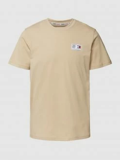 Alternative view of Tommy Jeans T-Shirt Mit Label-Patch Modell 'WOVEN LABEL TEE' - Sand