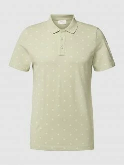 Alternative view of S.Oliver RED LABEL Poloshirt Mit Floralem Allover-Print - Hellgrün