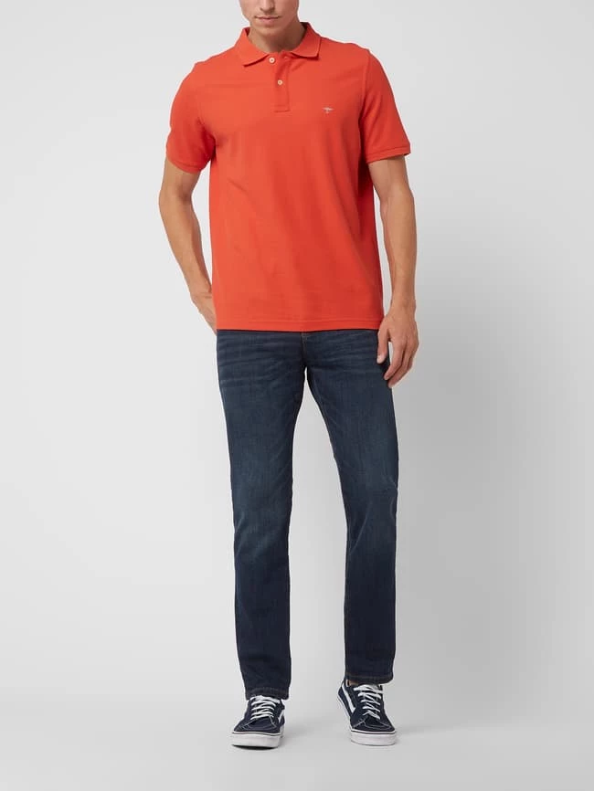 Fynch-Hatton Poloshirt Aus Supima®-Baumwolle - Orange 1 Fynch-Hatton Poloshirt Aus Supima®-Baumwolle - Orange