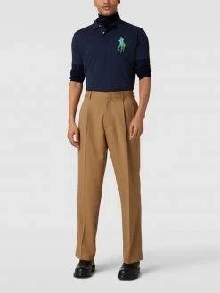 Ralph Lauren-Shop 23 Polo Ralph Lauren Custom Slim Fit Poloshirt Mit Label-Stitching - Marineblau