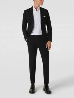 Ralph Lauren-Shop 29 Cinque 2-Knopf-Sakko Im Regular Fit Modell 'Monopoli' - Schwarz