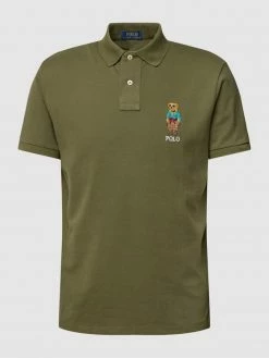 Alternative view of Polo Ralph Lauren Poloshirt Mit Label-Stitching - Dunkelgrün