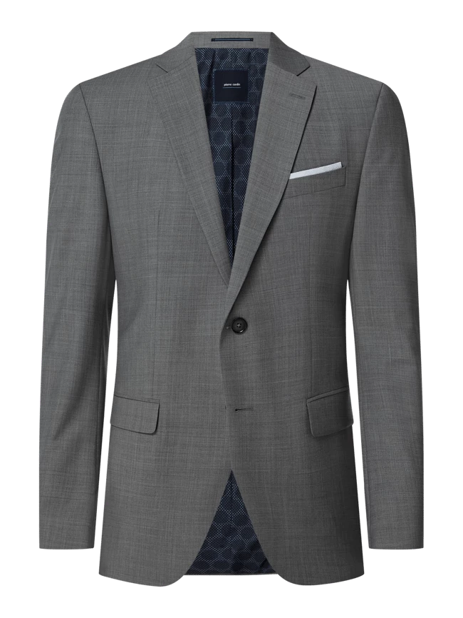Pierre Cardin Regular Fit 2-Knopf-Sakko Mit Stretch-Anteil Modell 'Grant' - 'Futureflex' - Hellgrau 2 Pierre Cardin Regular Fit 2-Knopf-Sakko Mit Stretch-Anteil Modell 'Grant' - 'Futureflex' - Hellgrau – Bild 2