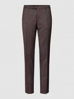 Alternative view of CG - Club Of Gents Regular Fit Bundfaltenhose Mit Label-Detail Modell 'Paco' - Rot