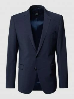 Alternative view of Strellson Slim Fit 2-Knopf-Sakko Mit Stretch-Anteil 'Flex Cross' - Marineblau