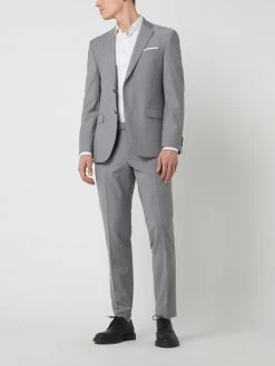 Pierre Cardin Regular Fit 2-Knopf-Sakko Mit Stretch-Anteil Modell 'Grant' - 'Futureflex' - Hellgrau