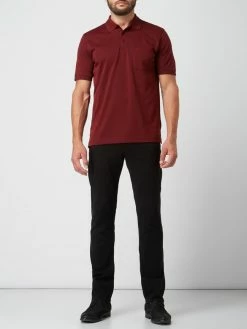 RAGMAN Poloshirt Mit Brusttasche - Bordeaux Rot