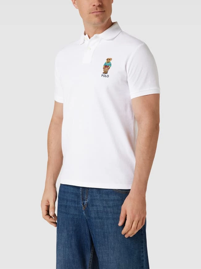 Polo Ralph Lauren Poloshirt Mit Label-Stitching - Offwhite 4 Polo Ralph Lauren Poloshirt Mit Label-Stitching - Offwhite – Bild 4