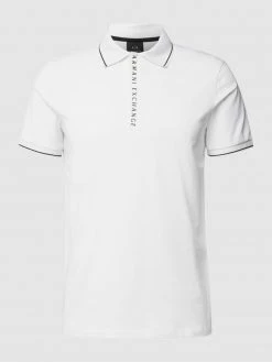 Alternative view of ARMANI EXCHANGE Poloshirt Mit Label-Details - Weiß