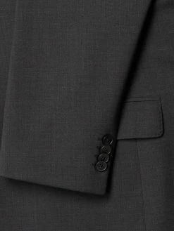 Alternative view of BOSS Regular Fit 2-Knopf-Sakko Mit Stretch-Anteil Modell 'Jasper' - Anthrazit