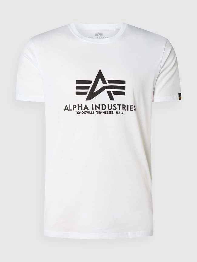 Alpha Industries T-Shirt Mit Logo-Print - Weiß 1 Alpha Industries T-Shirt Mit Logo-Print - Weiß
