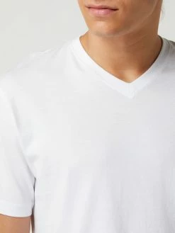 Alternative view of RAGMAN Regular Fit T-Shirt Aus Pima-Baumwolle Im 2er-Pack - Weiß