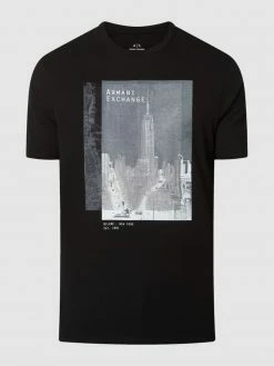 Alternative view of ARMANI EXCHANGE T-Shirt Mit Logo-Print - Schwarz
