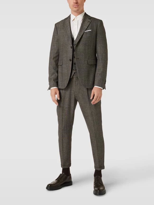 Cinque Sakko Mit Anstecknadel Modell 'Cava' - Taupe 1 Cinque Sakko Mit Anstecknadel Modell 'Cava' - Taupe
