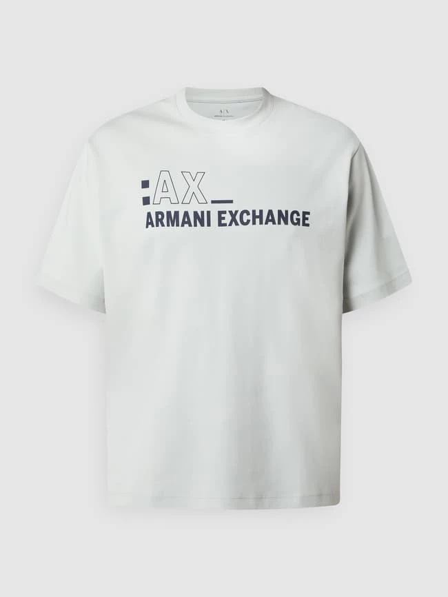 ARMANI EXCHANGE Loose Fit T-Shirt Mit Logo - Stein 2 ARMANI EXCHANGE Loose Fit T-Shirt Mit Logo - Stein – Bild 2