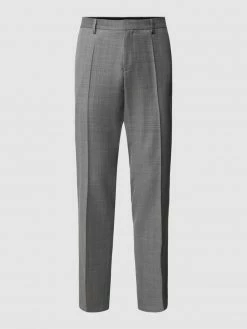 Alternative view of BOSS Slim Fit Anzughose Mit Allover-Muster Modell 'Genius' - Hellgrau