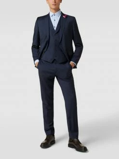 CG - Club Of Gents Slim Fit Anzughose Mit Stretch-Anteil - Marineblau