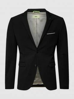 Alternative view of Cinque 2-Knopf-Sakko Im Regular Fit Modell 'Monopoli' - Schwarz