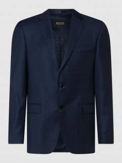 DIGEL Modern Fit 2-Knopf-Sakko Aus Schurwolle Modell 'Duncan' - Blau