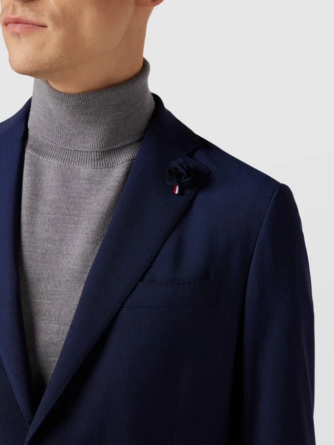 Tommy Hilfiger Anzug Mit Nadelstreifen Modell 'Constructed' - Royalblau 3 Tommy Hilfiger Anzug Mit Nadelstreifen Modell 'Constructed' - Royalblau – Bild 3