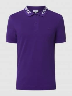 Alternative view of Lacoste Slim Fit Poloshirt Mit Stretch-Anteil - Lila