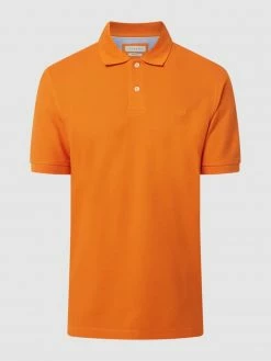 Alternative view of Bugatti Poloshirt Aus Pima-Baumwolle - Orange