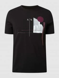 Alternative view of ARMANI EXCHANGE T-Shirt Mit City-Print - Schwarz