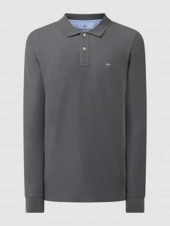Alternative view of Fynch-Hatton Poloshirt Aus Supima®-Baumwolle - Mittelgrau