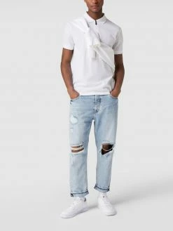 Polo Ralph Lauren Custom Slim Fit Poloshirt Mit Logo-Stitching - Weiß