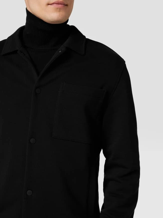 HUGO Casual Sakko Mit Label-Applikation Modell 'Hejrik' - Schwarz 3 HUGO Casual Sakko Mit Label-Applikation Modell 'Hejrik' - Schwarz – Bild 3