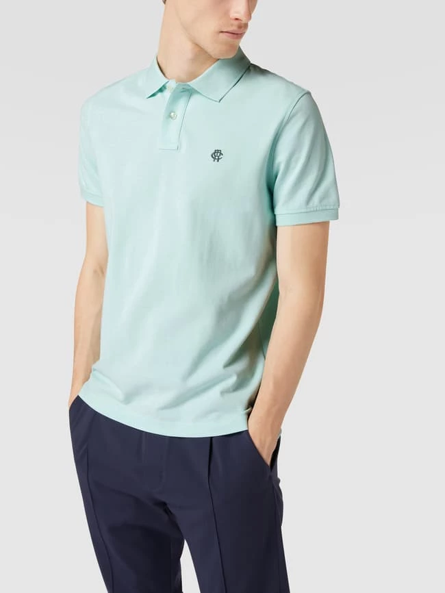 MCNEAL Poloshirt Mit Brand-Stitching - Ozean Blau 4 MCNEAL Poloshirt Mit Brand-Stitching - Ozean Blau – Bild 4