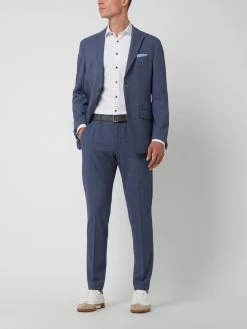 Ralph Lauren-Shop 36 Pierre Cardin Modern Fit Anzughose Mit Stretch-Anteil Modell 'Rick' - 'Futureflex' - Marineblau