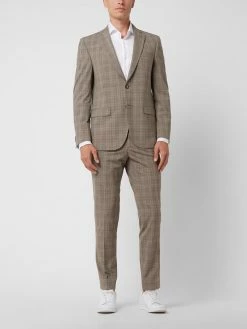 Pierre Cardin Modern Fit 2-Knopf-Sakko Mit Stretch-Anteil Modell 'Grant' - 'Futureflex' - Hellbraun