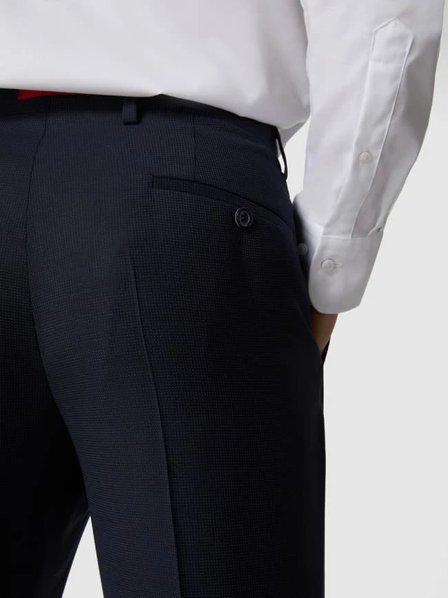 Roy Robson Slim Fit Anzughose Aus Schurwolle 'Techno Suit' - Marineblau 3 Roy Robson Slim Fit Anzughose Aus Schurwolle 'Techno Suit' - Marineblau – Bild 3