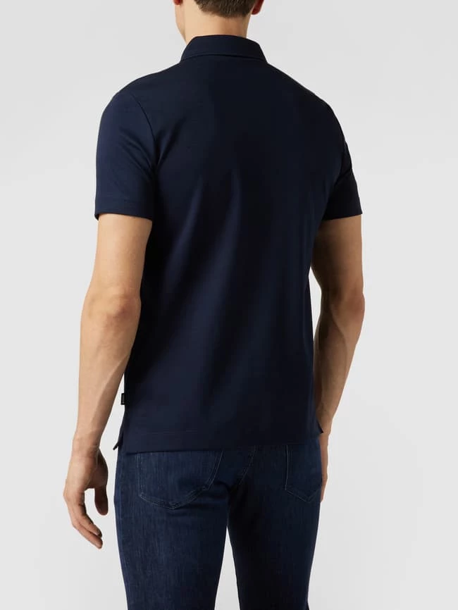 BOSS Poloshirt Mit Brand-Schriftzug - Dunkelblau 5 BOSS Poloshirt Mit Brand-Schriftzug - Dunkelblau – Bild 5