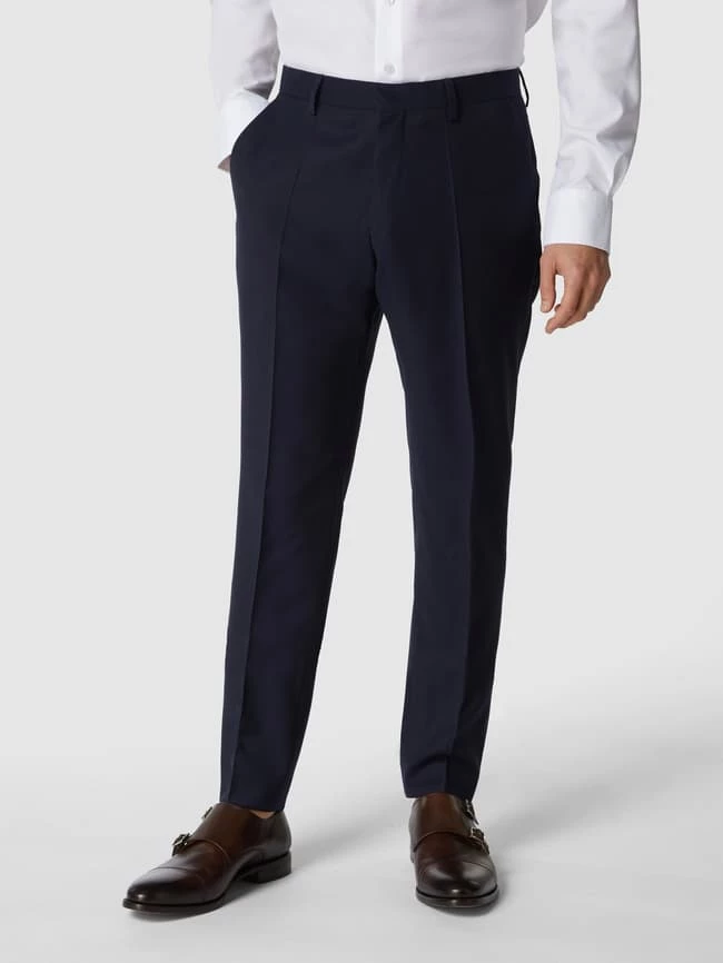 Roy Robson Slim Fit Anzughose Aus Schurwolle 'Techno Suit' - Marineblau 4 Roy Robson Slim Fit Anzughose Aus Schurwolle 'Techno Suit' - Marineblau – Bild 4
