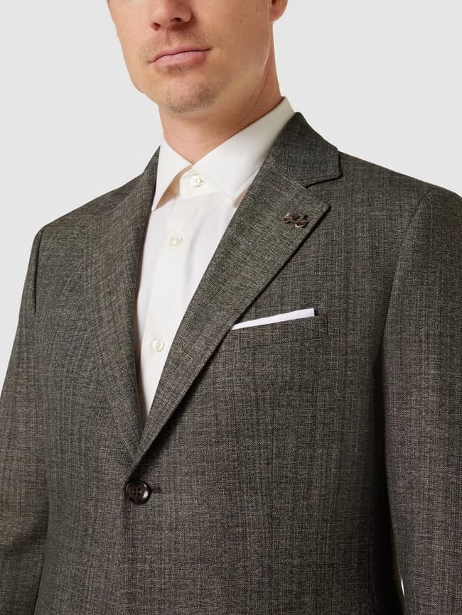 Cinque Sakko Mit Anstecknadel Modell 'Cava' - Taupe 3 Cinque Sakko Mit Anstecknadel Modell 'Cava' - Taupe – Bild 3