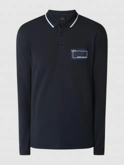 Alternative view of ARMANI EXCHANGE Poloshirt Aus Baumwolle - Marineblau
