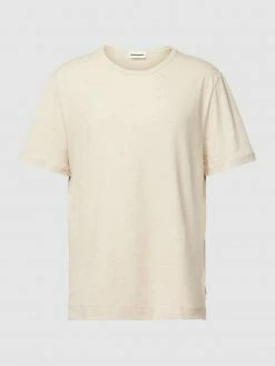 Alternative view of Armedangels T-Shirt Mit Rundhalsausschnitt Modell 'AANTONIO LINEN' - Offwhite