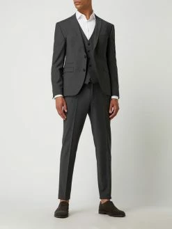 Cinque Slim Fit 2-Knopf-Sakko Mit Stretch-Anteil Modell 'CiCastello' - 'CIPOWERSTRETCH' - Mittelgrau