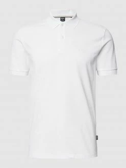 Alternative view of BOSS Poloshirt Mit Label-Stitching Modell 'Pallas' - Weiß